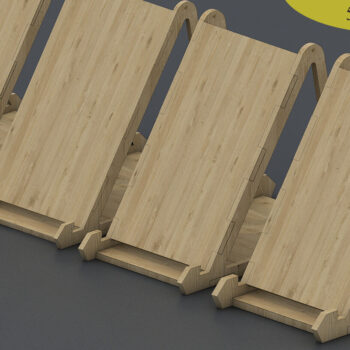 Intra απο ξύλο plywood 3mm-4mm πάχος – Αρχείο Laser βάσης τηλεφώνου, θήκη τηλεφώνου 262 Δίασταση  20x20 cm INTRAFABR-53993124 - Image 2