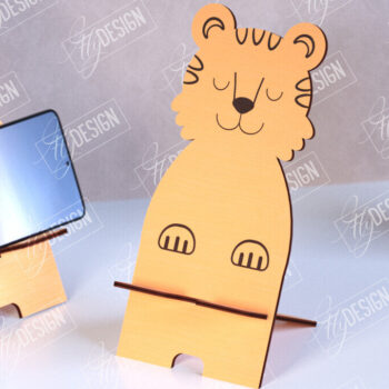 Intra απο ξύλο plywood 3mm-4mm πάχος – Τηλεφωνική βάση | Τραπεζοθήκη Smartphone Δίασταση 20x20 cm INTRAFABR-110670203 - Image 1