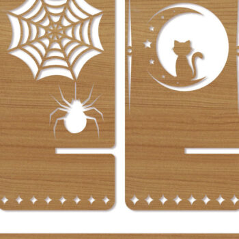 Intra απο ξύλο plywood 3mm-4mm πάχος – Πρότυπο βάσης τηλεφώνου με αποκοπή Δίασταση  20x20 cm INTRAFABR-15964825 - Image 1