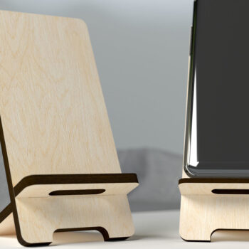 Intra απο ξύλο plywood 3mm-4mm πάχος – Τηλεφωνική βάση Δίασταση 20x20 cm INTRAFABR-25264258 - Image 2