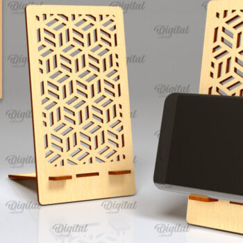 Intra απο ξύλο plywood 3mm-4mm πάχος – Δέσμη κοπής με λέιζερ βάσεις τηλεφώνου Δίασταση 20x20 cm INTRAFABR-98479919 - Image 3