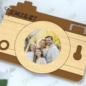 Intra απο ξύλο plywood 3mm-4mm πάχος – Εξώφυλλο άλμπουμ φωτογραφιών|Σχήμα κάμερας Δίασταση  20x20 cm INTRAFABR-122453888 - Image 1