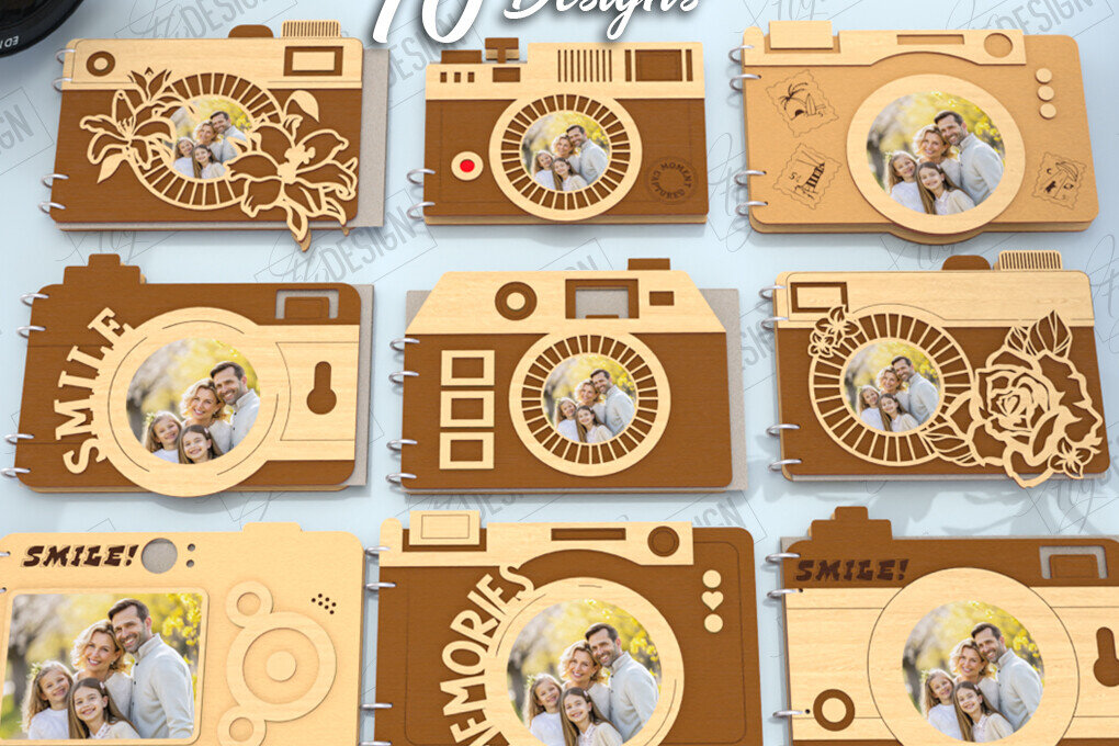 Intra απο ξύλο plywood 3mm-4mm πάχος – Εξώφυλλα άλμπουμ φωτογραφιών Bundle |CNC Δίασταση  20x20 cm INTRAFABR-122605958