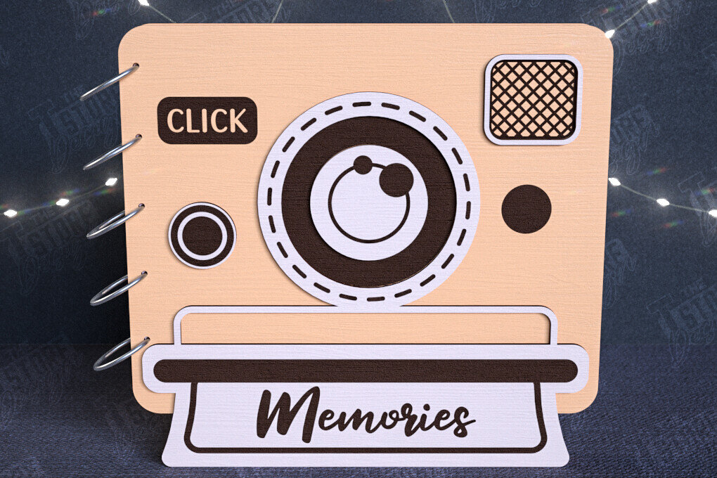 Intra απο ξύλο plywood 3mm-4mm πάχος – Εξώφυλλα άλμπουμ φωτογραφιών | Ξύλινο Βιβλίο | CNC Δίασταση  20x20 cm INTRAFABR-112682417