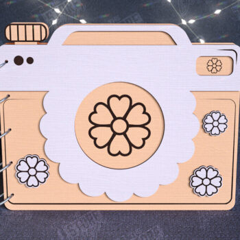 Intra απο ξύλο plywood 3mm-4mm πάχος – Εξώφυλλα άλμπουμ φωτογραφιών | Ξύλινο Βιβλίο | CNC Δίασταση  20x20 cm INTRAFABR-112682243 - Image 1