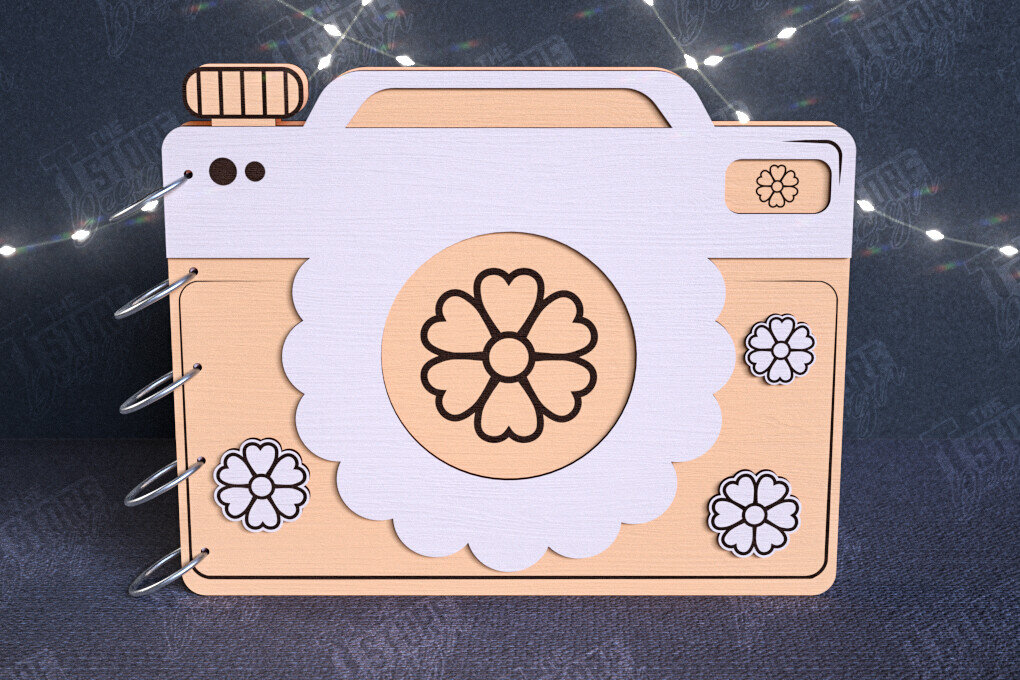 Intra απο ξύλο plywood 3mm-4mm πάχος – Εξώφυλλα άλμπουμ φωτογραφιών | Ξύλινο Βιβλίο | CNC Δίασταση  20x20 cm INTRAFABR-112682243