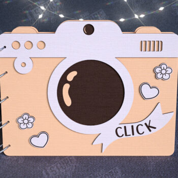 Intra απο ξύλο plywood 3mm-4mm πάχος – Εξώφυλλα άλμπουμ φωτογραφιών | Ξύλινο Βιβλίο | CNC Δίασταση  20x20 cm INTRAFABR-112682328 - Image 1