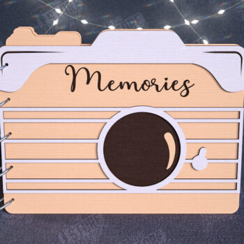 Intra απο ξύλο plywood 3mm-4mm πάχος – Εξώφυλλα άλμπουμ φωτογραφιών | Ξύλινο Βιβλίο | CNC Δίασταση  20x20 cm INTRAFABR-112682356 - Image 1