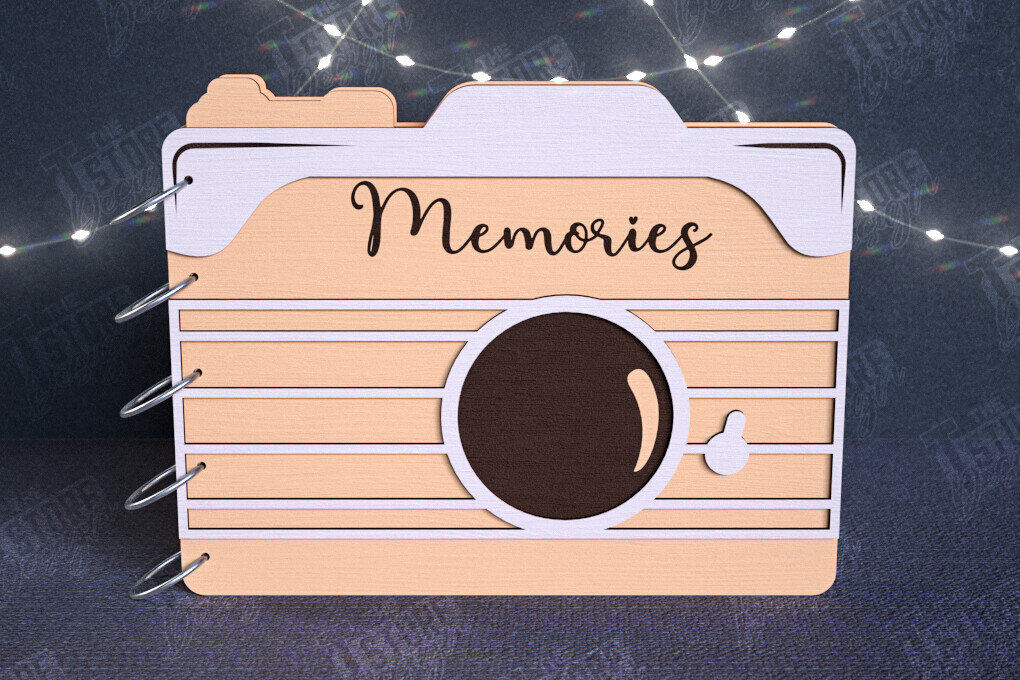 Intra απο ξύλο plywood 3mm-4mm πάχος – Εξώφυλλα άλμπουμ φωτογραφιών | Ξύλινο Βιβλίο | CNC Δίασταση  20x20 cm INTRAFABR-112682356