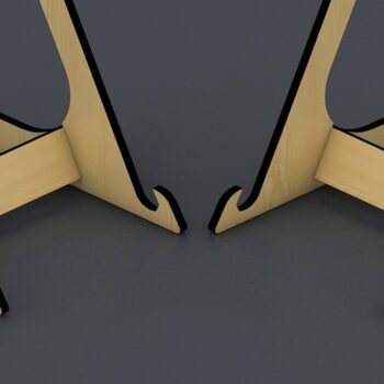 Intra απο ξύλο plywood 3mm-4mm πάχος – Φωτογραφία, θήκη πιάτων Εμφάνιση κομμένων αρχείων 032 Δίασταση 20x20 cm INTRAFABR-34327631 - Image 1