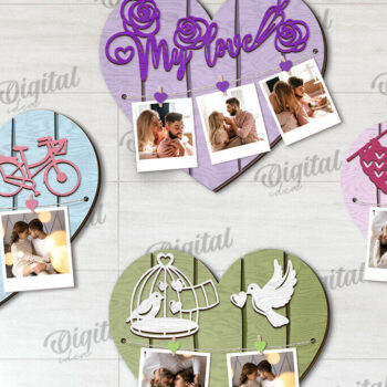 Intra απο ξύλο plywood 3mm-4mm πάχος – Πακέτα προβολής φωτογραφιών Δέσμη κοπής με λέιζερ Δίασταση  20x20 cm INTRAFABR-113992490 - Image 1