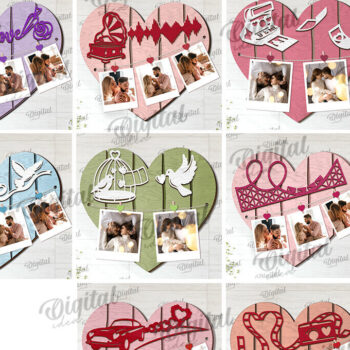 Intra απο ξύλο plywood 3mm-4mm πάχος – Πακέτα προβολής φωτογραφιών Δέσμη κοπής με λέιζερ Δίασταση  20x20 cm INTRAFABR-113992490 - Image 2