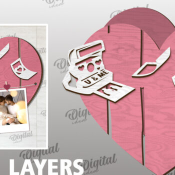 Intra απο ξύλο plywood 3mm-4mm πάχος – Πακέτα προβολής φωτογραφιών Δέσμη κοπής με λέιζερ Δίασταση  20x20 cm INTRAFABR-113992490 - Image 6