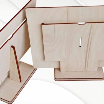 Intra απο ξύλο plywood 3mm-4mm πάχος – Κορνίζα φωτογραφιών Δίασταση  20x20 cm INTRAFABR-30428711 - Image 1