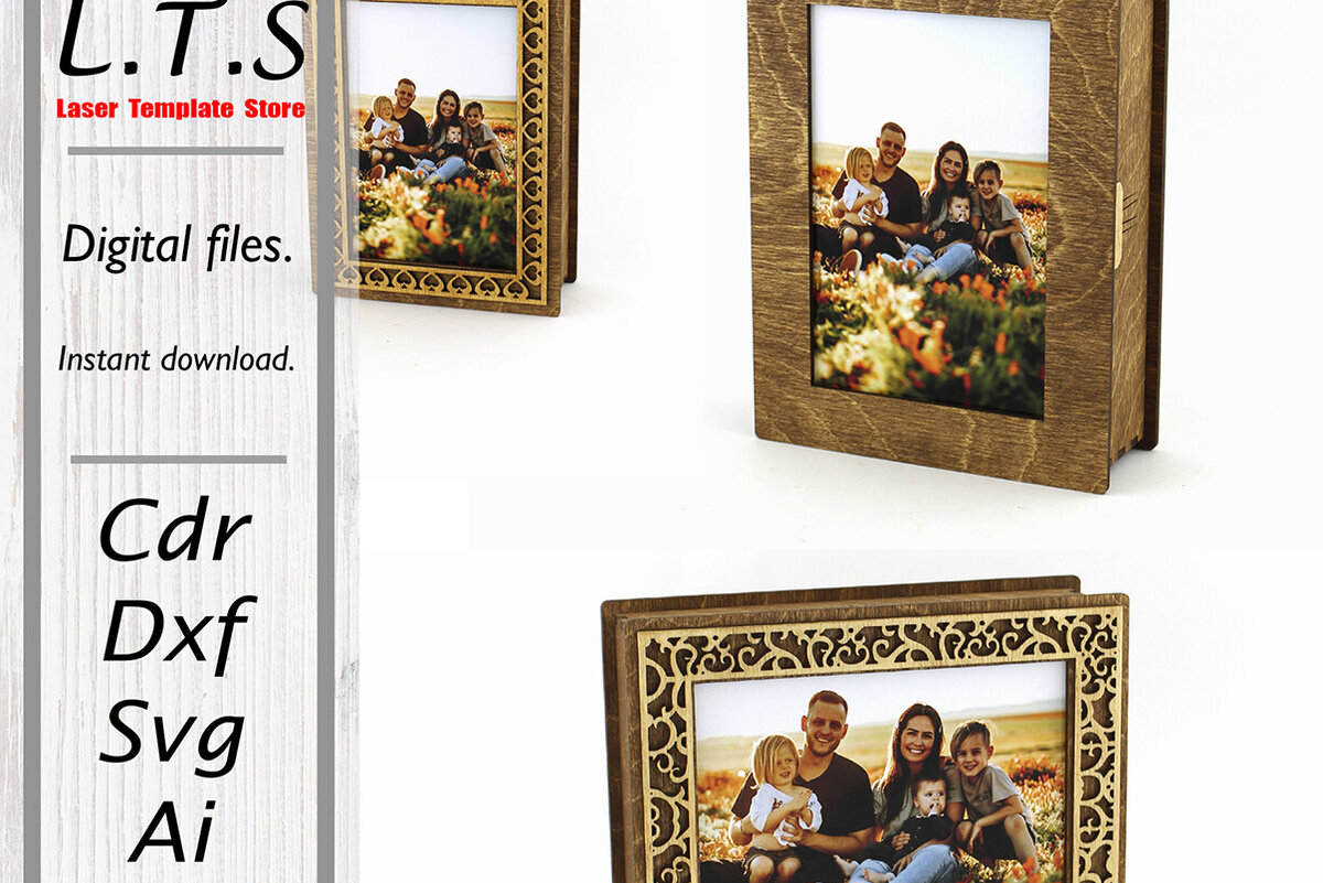 Intra απο ξύλο plywood 3mm-4mm πάχος – Κορνίζα και κουτί για φωτογραφίες Δίασταση  20x20 cm INTRAFABR-93776715