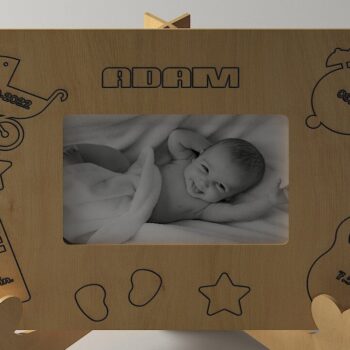 Intra απο ξύλο plywood 3mm-4mm πάχος – Παιδική μέτρηση κορνίζας και καβαλέτου Δίασταση  20x20 cm INTRAFABR-46325736 - Image 2