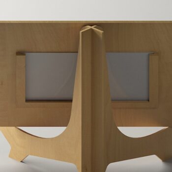 Intra απο ξύλο plywood 3mm-4mm πάχος – Παιδική μέτρηση κορνίζας και καβαλέτου Δίασταση  20x20 cm INTRAFABR-46325736 - Image 4