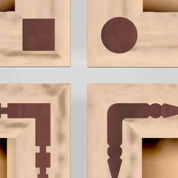 Intra απο ξύλο plywood 3mm-4mm πάχος – Αρχεία κοπής με λέιζερ δέσμης κορνίζας Δίασταση  20x20 cm INTRAFABR-120849945 - Image 3