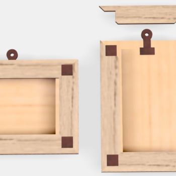 Intra απο ξύλο plywood 3mm-4mm πάχος – Αρχεία κοπής με λέιζερ δέσμης κορνίζας Δίασταση  20x20 cm INTRAFABR-120849945 - Image 4