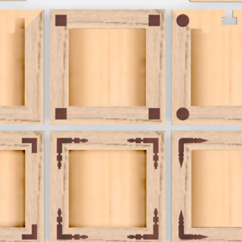 Intra απο ξύλο plywood 3mm-4mm πάχος – Αρχεία κοπής με λέιζερ δέσμης κορνίζας Δίασταση  20x20 cm INTRAFABR-120849945 - Image 5