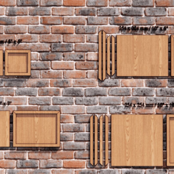 Intra απο ξύλο plywood 3mm-4mm πάχος – Αρχεία κοπής με λέιζερ δέσμης κορνίζας Δίασταση  20x20 cm INTRAFABR-33615094 - Image 2