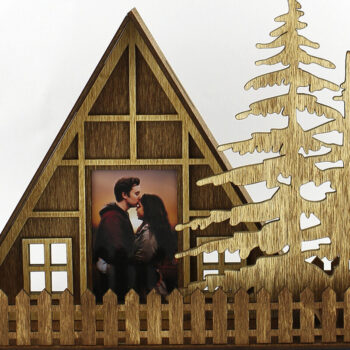 Intra απο ξύλο plywood 3mm-4mm πάχος – Κορνίζα "Cottage". Αρχείο κοπής με λέιζερ Δίασταση  20x20 cm INTRAFABR-99041373 - Image 2