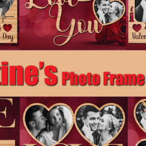 Intra απο ξύλο plywood 3mm-4mm πάχος – Πακέτο φωτογραφιών για την Ημέρα του Αγίου Βαλεντίνου Δίασταση  20x20 cm INTRAFABR-57269075