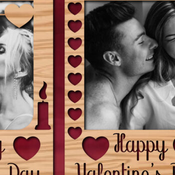 Intra απο ξύλο plywood 3mm-4mm πάχος – Πακέτο φωτογραφιών για την Ημέρα του Αγίου Βαλεντίνου Δίασταση  20x20 cm INTRAFABR-57269075 - Image 3