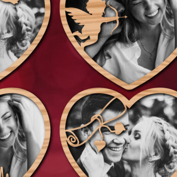 Intra απο ξύλο plywood 3mm-4mm πάχος – Πακέτο φωτογραφιών για την Ημέρα του Αγίου Βαλεντίνου Δίασταση  20x20 cm INTRAFABR-57269075 - Image 7