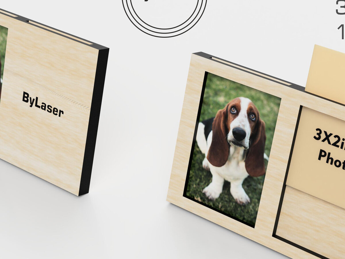 Intra απο ξύλο plywood 3mm-4mm πάχος – Στήριγμα κορνίζας φωτογραφίας 3x2 ιντσών, Δίασταση  20x20 cm INTRAFABR-108551412