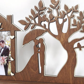 Intra απο ξύλο plywood 3mm-4mm πάχος – Κορνίζα φωτογραφιών. Αρχείο κοπής με λέιζερ. Δίασταση  20x20 cm INTRAFABR-97565163 - Image 3