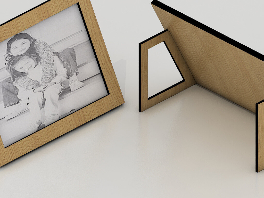 Intra απο ξύλο plywood 3mm-4mm πάχος – Κορνίζα φωτογραφιών Αρχεία DXF 059 Δίασταση  20x20 cm INTRAFABR-60986511