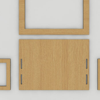 Intra απο ξύλο plywood 3mm-4mm πάχος – Κορνίζα φωτογραφιών Αρχεία DXF 059 Δίασταση  20x20 cm INTRAFABR-60986511 - Image 2