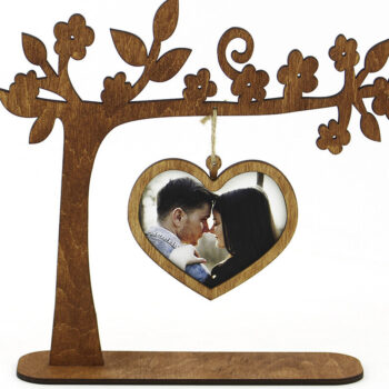 Intra απο ξύλο plywood 3mm-4mm πάχος – Κορνίζα "Love". Αρχείο κοπής με λέιζερ Δίασταση  20x20 cm INTRAFABR-95707115 - Image 3