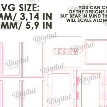 Intra απο ξύλο plywood 3mm-4mm πάχος – Κορνίζα φωτογραφιών Nightlight Δίασταση  20x20 cm INTRAFABR-115954191 - Image 3