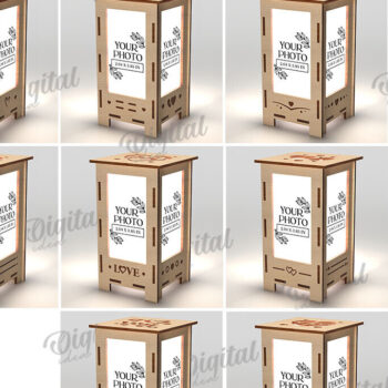 Intra απο ξύλο plywood 3mm-4mm πάχος – Πακέτο φωτογραφιών Nightlights με λέιζερ Δίασταση  20x20 cm INTRAFABR-116176732 - Image 2