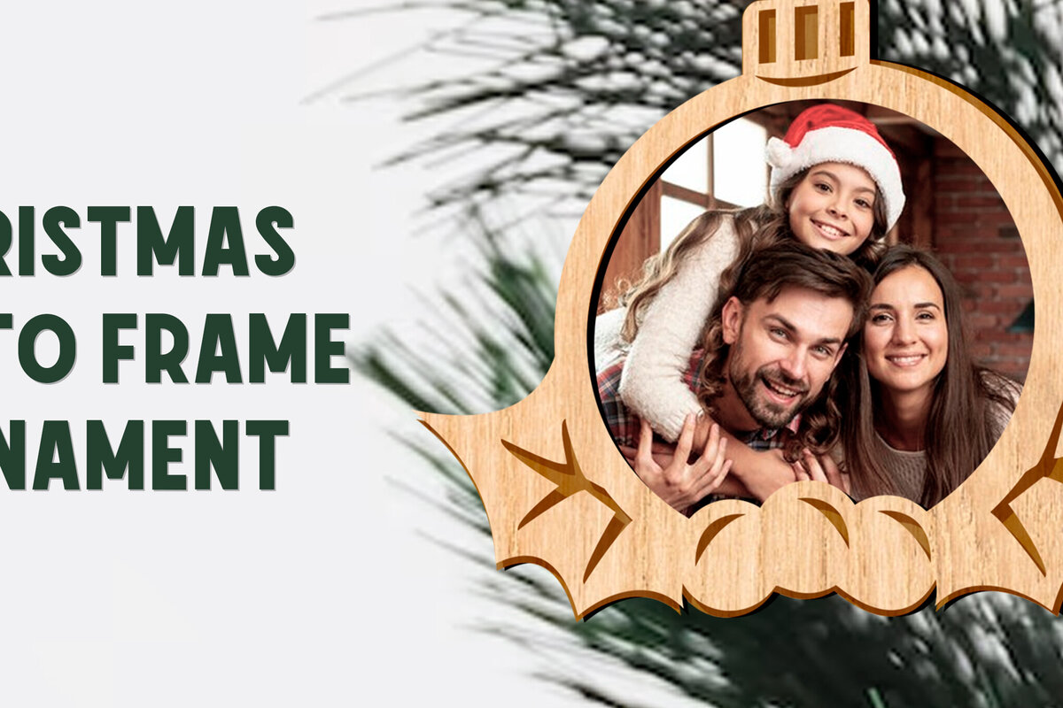 Intra απο ξύλο plywood 3mm-4mm πάχος – Στολίδι κορνίζας. Γκι LaserCut Δίασταση  20x20 cm INTRAFABR-81910245