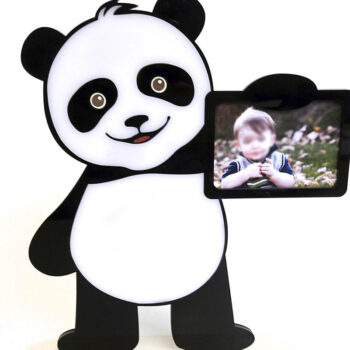 Intra απο ξύλο plywood 3mm-4mm πάχος – Κορνίζα "Panda" Δίασταση  20x20 cm INTRAFABR-93697082 - Image 5