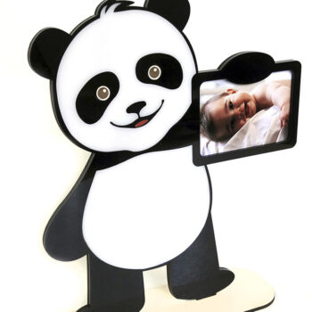 Intra απο ξύλο plywood 3mm-4mm πάχος – Κορνίζα "Panda" Δίασταση  20x20 cm INTRAFABR-93697082 - Image 6