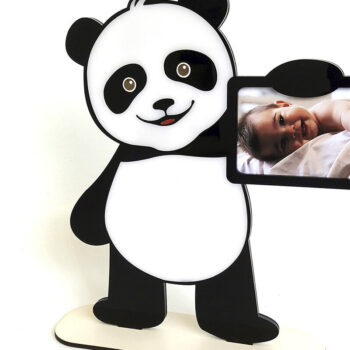 Intra απο ξύλο plywood 3mm-4mm πάχος – Κορνίζα "Panda" Δίασταση  20x20 cm INTRAFABR-93697082 - Image 7