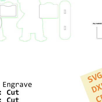 Intra απο ξύλο plywood 3mm-4mm πάχος – Κορνίζα "Panda" Δίασταση  20x20 cm INTRAFABR-93697082 - Image 8