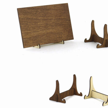 Intra απο ξύλο plywood 3mm-4mm πάχος – Βάση για κορνίζα φωτογραφιών I Στάση πλάκας καβαλέτο Δίασταση 20x20 cm INTRAFABR-90415308 - Image 1