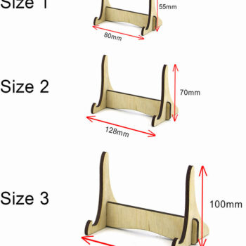 Intra απο ξύλο plywood 3mm-4mm πάχος – Βάση για κορνίζα φωτογραφιών I Στάση πλάκας καβαλέτο Δίασταση 20x20 cm INTRAFABR-90415308 - Image 5