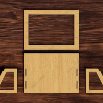 Intra απο ξύλο plywood 3mm-4mm πάχος – Πρότυπο κορνίζας 251 Δίασταση  20x20 cm INTRAFABR-118644765 - Image 2