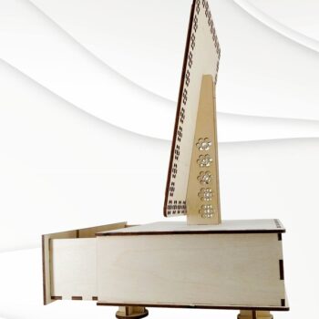 Intra απο ξύλο plywood 3mm-4mm πάχος – Κορνίζα φωτογραφιών με κουτί αποθήκευσης Δίασταση  20x20 cm INTRAFABR-30428682 - Image 9