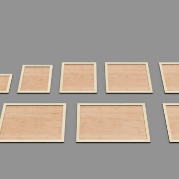 Intra απο ξύλο plywood 3mm-4mm πάχος – Κορνίζες φωτογραφιών Αρχεία κοπής με λέιζερ Δίασταση  20x20 cm INTRAFABR-99394325 - Image 2