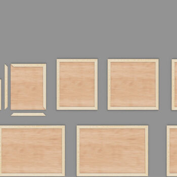 Intra απο ξύλο plywood 3mm-4mm πάχος – Κορνίζες φωτογραφιών Αρχεία κοπής με λέιζερ Δίασταση  20x20 cm INTRAFABR-99394325 - Image 5