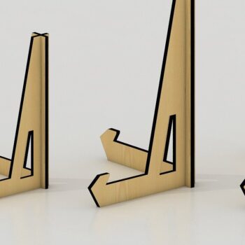 Intra απο ξύλο plywood 3mm-4mm πάχος – Στήριγμα φωτογραφιών Οθόνη Easel 023 Δίασταση  20x20 cm INTRAFABR-34326227 - Image 1