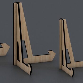 Intra απο ξύλο plywood 3mm-4mm πάχος – Φωτογραφική θήκη Εμφάνιση Αρχείων Αποκοπής με Λέιζερ 020 Δίασταση  20x20 cm INTRAFABR-34297000 - Image 1