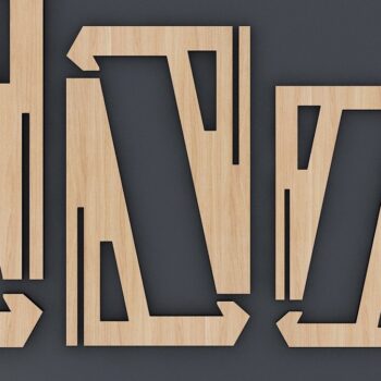 Intra απο ξύλο plywood 3mm-4mm πάχος – Φωτογραφική θήκη Εμφάνιση Αρχείων Αποκοπής με Λέιζερ 020 Δίασταση  20x20 cm INTRAFABR-34297000 - Image 2